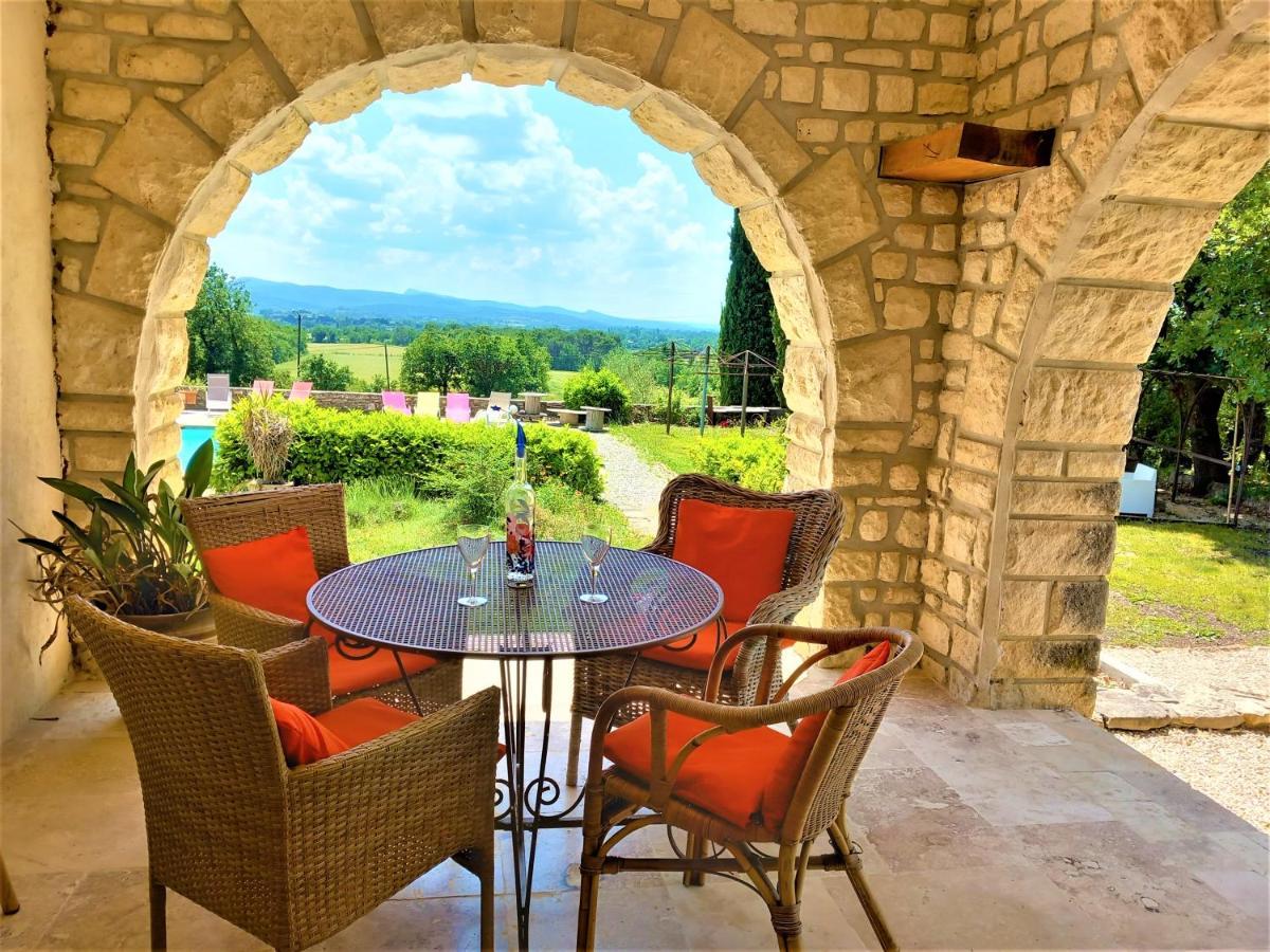 Mas Des Broussonnetiers Apartment Barjac  Bagian luar foto